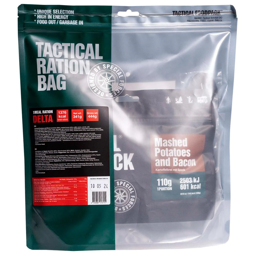 Repas Lyophilisé Tactical Foodpack Ration Delta 3 Repas Lyophilisé Tactical Foodpack Ration Delta