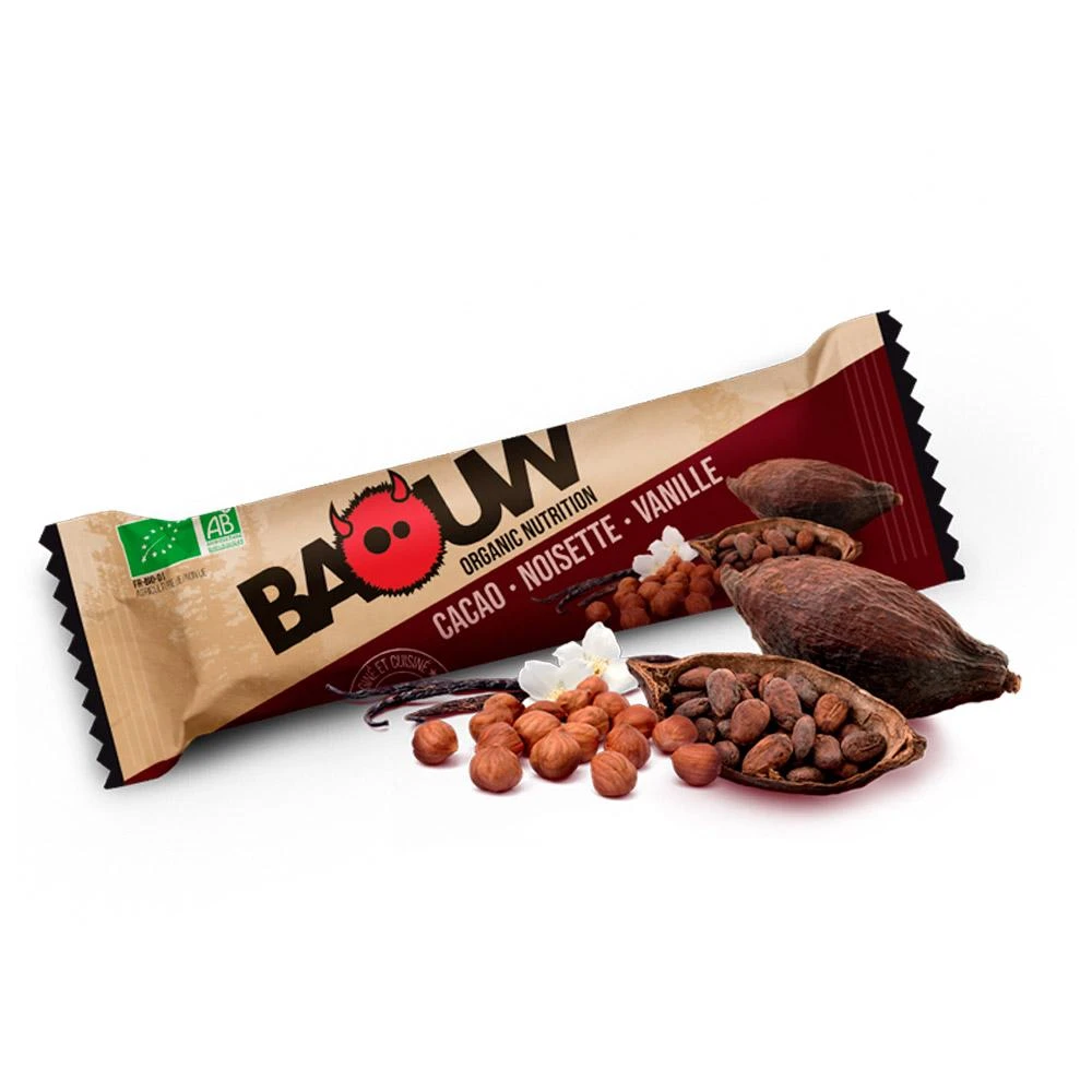 Barre Energétique Baouw Barres Energétiques Bio X3 Cacao - Noisette - Vanille 3 Barre Energétique Baouw Barres Energétiques Bio X3 Cacao - Noisette - Vanille