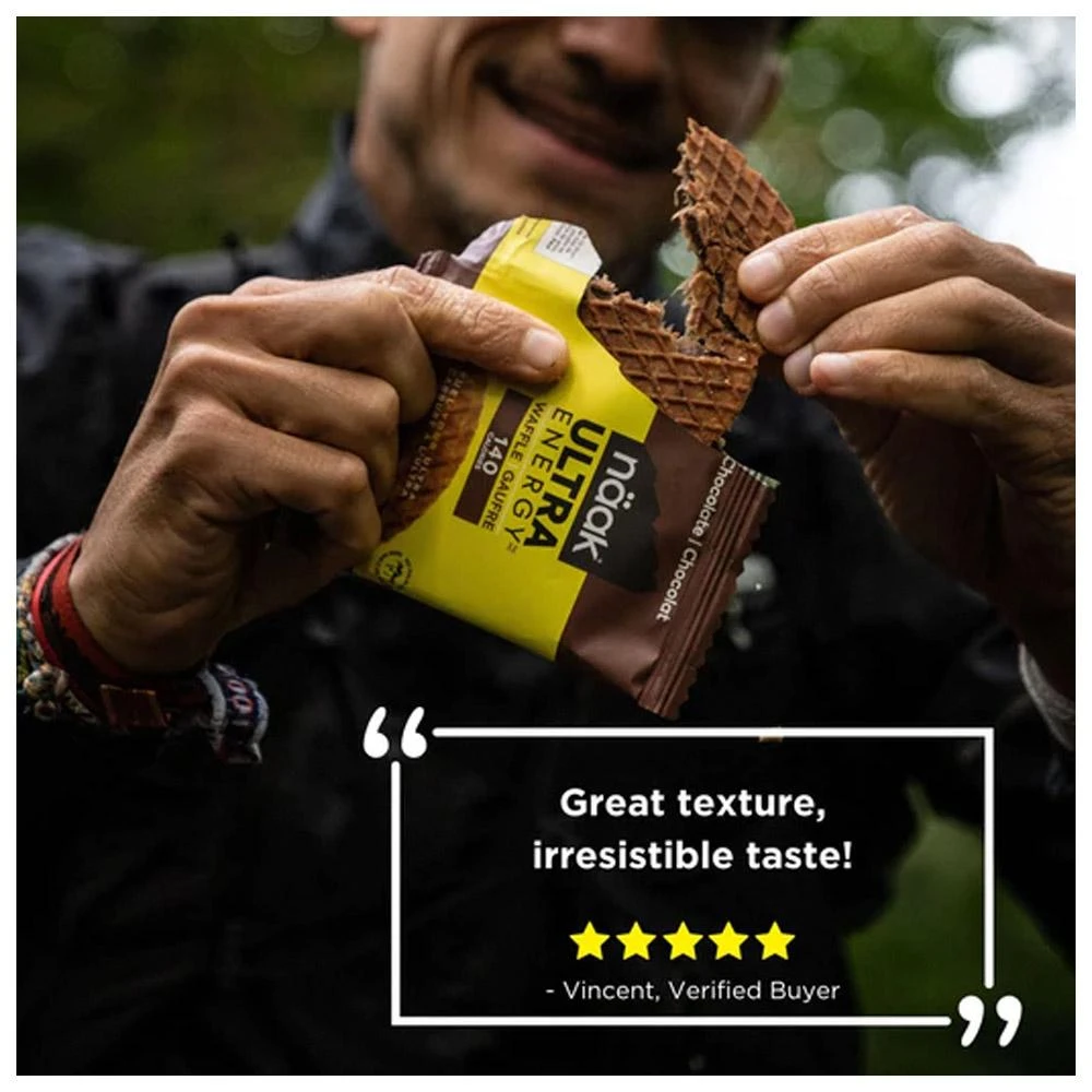 Barre Energétique Naak Ultra Energy Waffles Chocolat 7 Barre Energétique Naak Ultra Energy Waffles Chocolat – Image 5