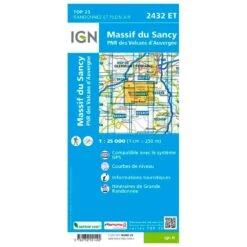 Carte IGN 2432ET Massif Du Sancy, PNR Des Volcans D'Auvergne -Randonnée Et Camping 44212d99019c03686cceba958c36185bdd58df57 H230IGNBIV348361 0IGN0211222 2