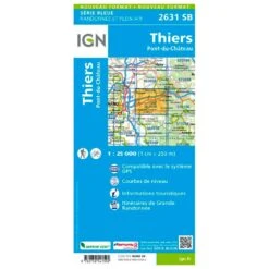 Carte IGN 2631SB Thiers, Pont-du-Château -Randonnée Et Camping 4676db656d904d10a234771569d8375946a9a55f H230IGNBIV354757 0IGN0678775 2