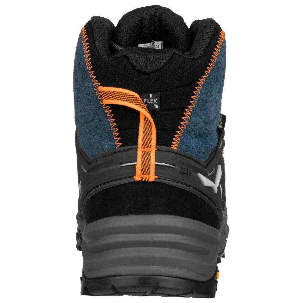 Chaussures De Randonnée Salewa Alp Trainer 2 Mid GTX Denim Fluo Orange 4 Chaussures De Randonnée Salewa Alp Trainer 2 Mid GTX Denim Fluo Orange – Image 2