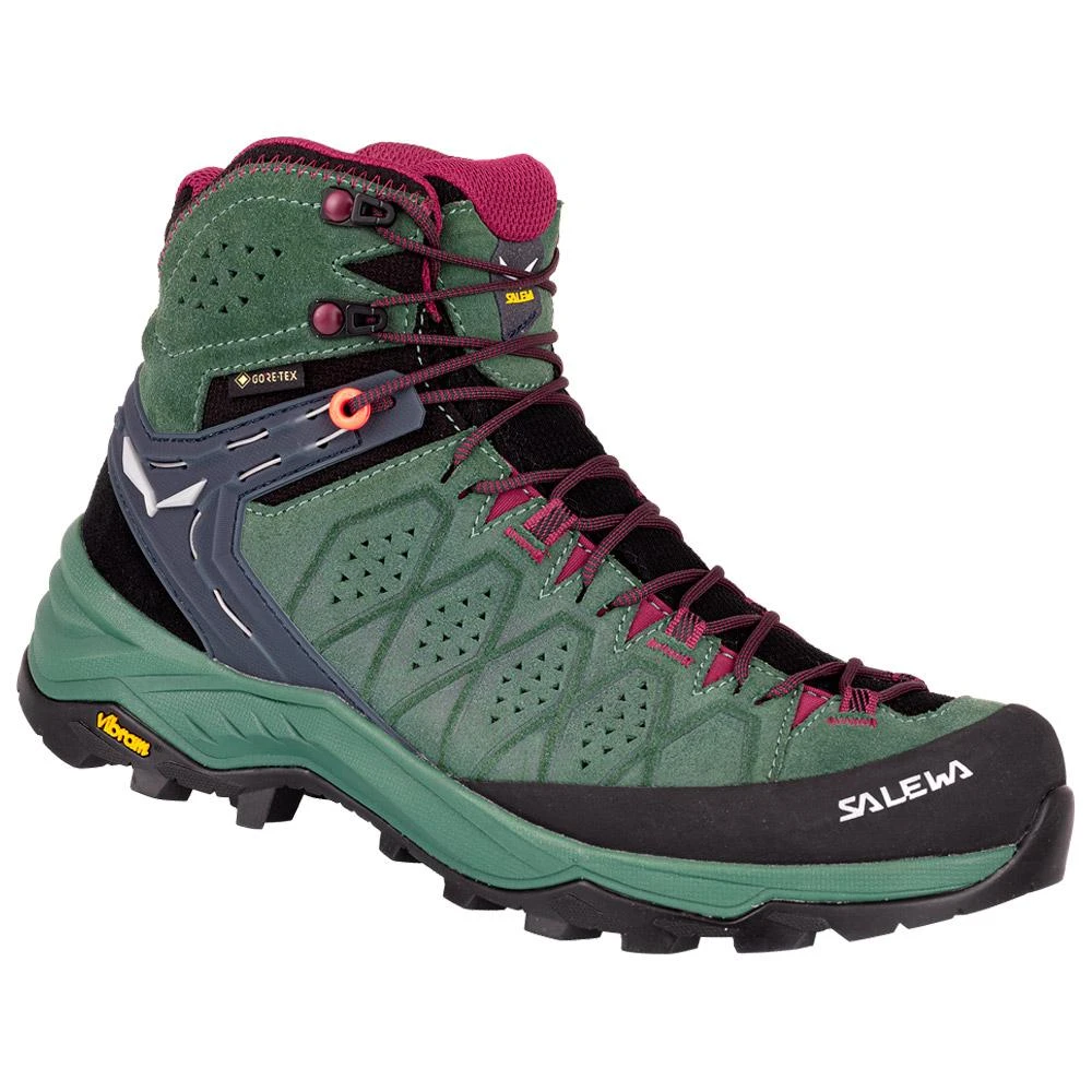 Chaussures De Randonnée Salewa Alp Trainer 2 Mid GTX Wmn Duck Green Rhododendon 3 Chaussures De Randonnée Salewa Alp Trainer 2 Mid GTX Wmn Duck Green Rhododendon