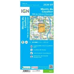 Carte IGN 2534OT Monts Du Cezallier, PNR Des Volcans D'Auvergne - Recto -Randonnée Et Camping 5cb660e04cec7405701f42eb56521e1d3dcf970b H230IGNBIV348359 0IGN0211008 2
