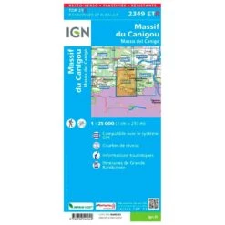 Carte IGN 2349ETR Massif Du Canigou - Résistante -Randonnée Et Camping 63c55f83fc684bf1953959a2324671e495a237cb H230IGNBIV355929 0IGN0210914 2