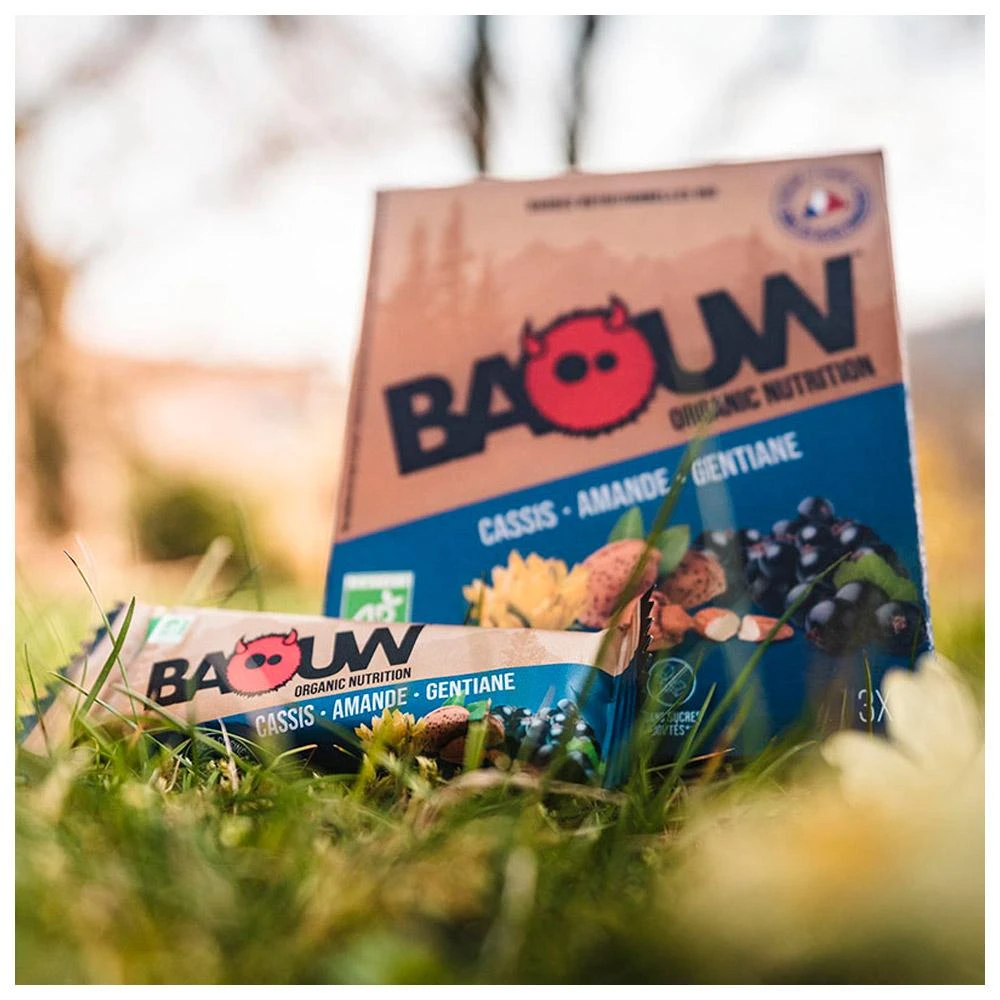 Barre Energétique Baouw Barres Energétiques Bio X3 Cassis - Amande - Gentiane 5 Barre Energétique Baouw Barres Energétiques Bio X3 Cassis - Amande - Gentiane – Image 3