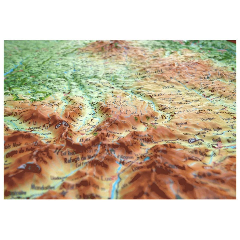 Carte 3D 3DMAP Le Parc Naturel Régional Des Volcans D'Auvergne 6 Carte 3D 3DMAP Le Parc Naturel Régional Des Volcans D'Auvergne – Image 4