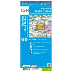 Carte IGN 3535OTR Névache, Mont Thabor, Cols Du Galibier Et Du Lautaret - Résistante -Randonnée Et Camping 6dc415eaafaebb9f466772ddba32cde8b41ac3d5 E220IGNBIV355951 0IGN0211040 2