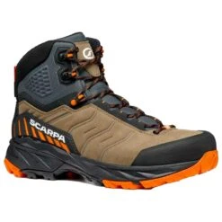 Chaussures De Trek Et Montagne Scarpa Rush Trek Gtx Desert Mango