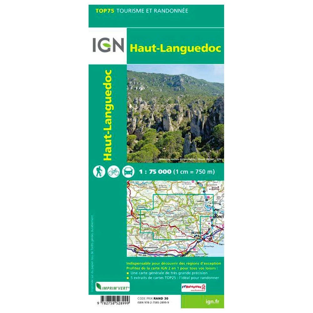 Carte IGN Haut-Languedoc 4 Carte IGN Haut-Languedoc – Image 2