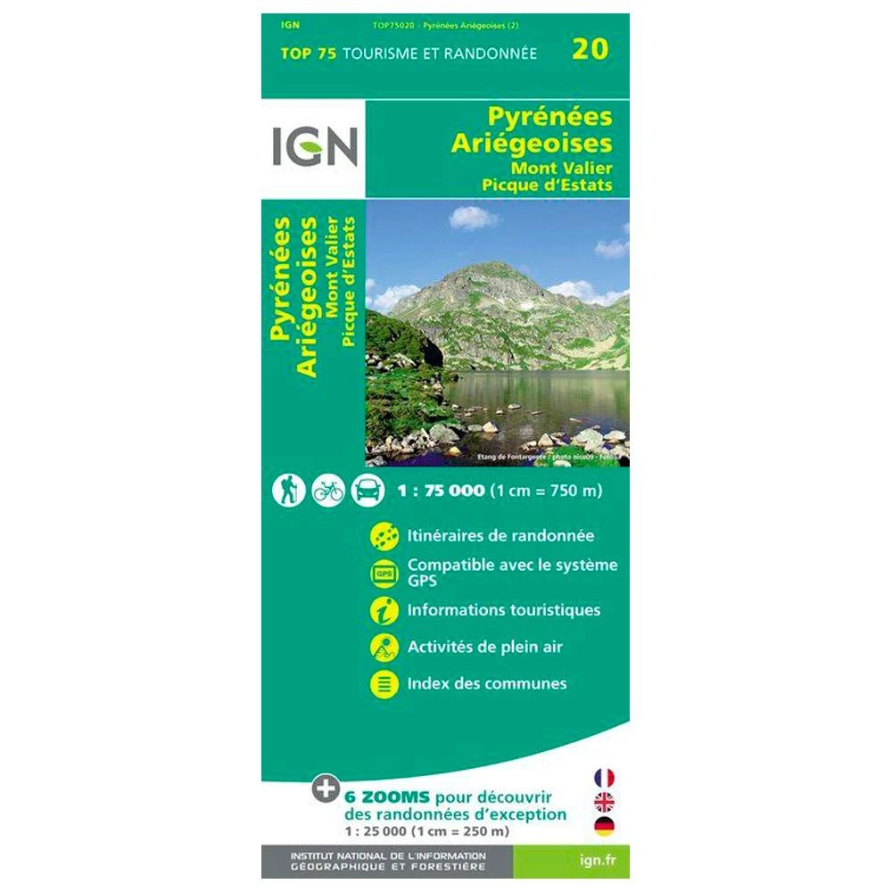 Carte IGN Pyrénées Ariegeoises Mont Valier Picque D'Estats 3 Carte IGN Pyrénées Ariegeoises Mont Valier Picque D'Estats