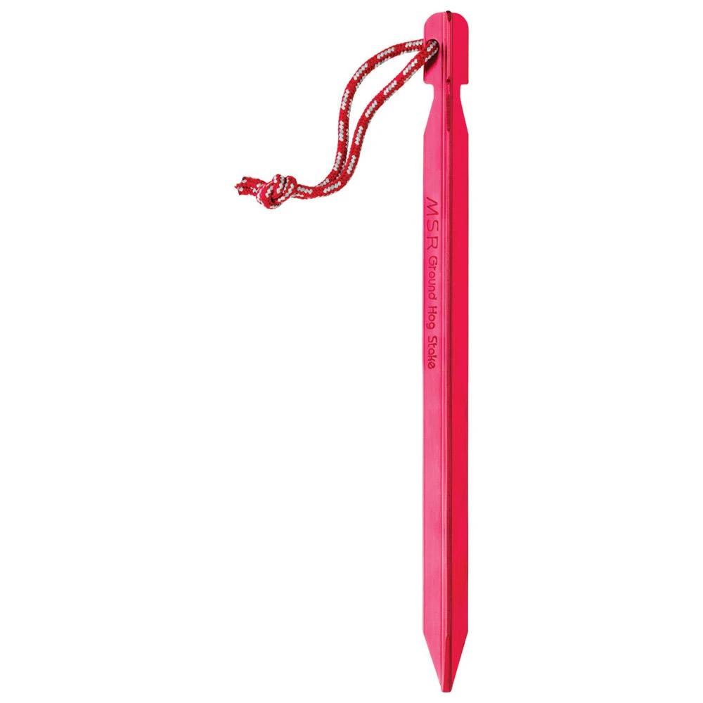 Piquet De Tente Msr Gear Groundhog Stake Kit X6 Red 3 Piquet De Tente Msr Gear Groundhog Stake Kit X6 Red