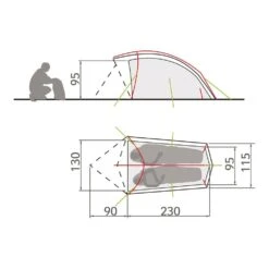 Tente Vaude Taurus 2P Mossy Green -Randonnée Et Camping 7b346e582cbcc1e098d8165ff50b5ef19ec55a7b E22VAUDBIV204277 VAUD0524370 11
