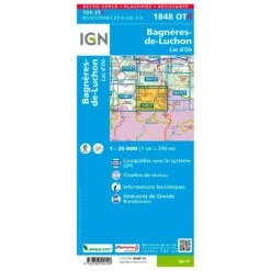 Carte IGN 1848OTR Bagnère-de-Luchon, Lac D'Oô - Résistante -Randonnée Et Camping 7c8a3dfd8663fc15fdd8da37c7237f9a9c654bcf H230IGNBIV355990 0IGN0211294 2