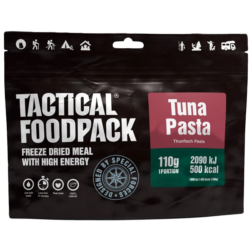 Repas Lyophilisé Tactical Foodpack Pâtes Au Thon 110g 3 Repas Lyophilisé Tactical Foodpack Pâtes Au Thon 110g