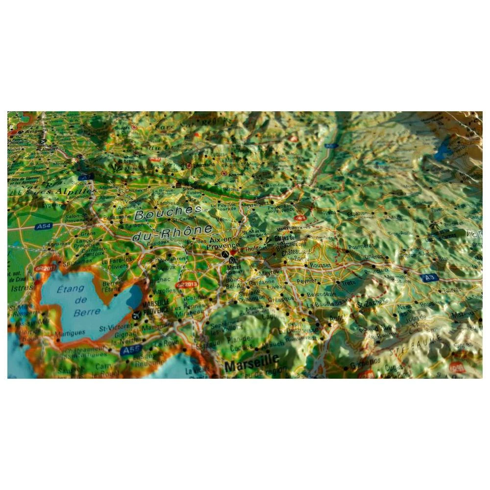 Carte 3D 3DMAP La Provence-Alpes-Côte-d'Azur 6 Carte 3D 3DMAP La Provence-Alpes-Côte-d'Azur – Image 4