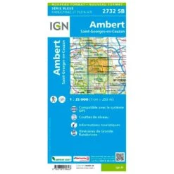 Carte IGN 2732SB Ambert, Saint-Georges-en-Couzan -Randonnée Et Camping 89bdbc7ba979f3238458168fc2e8a926bfad3c84 H230IGNBIV354380 0IGN0677204 2