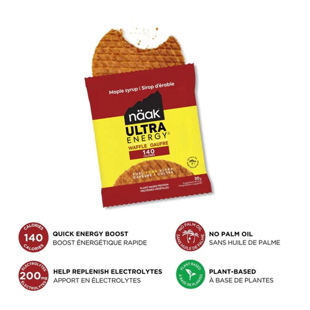 Barre Energétique Naak Ultra Energy Waffles Sirop D'Erable 8 Barre Energétique Naak Ultra Energy Waffles Sirop D'Erable – Image 6