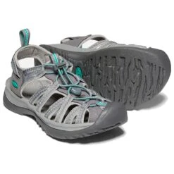 Sandales De Randonnée Keen Whisper Grey Peacock Green -Randonnée Et Camping 98822c888189fc1ba50eba3a16bc432aa3183cab E22KEENCHA2255005 11