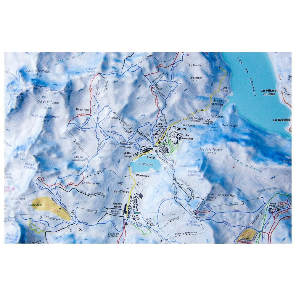 Carte 3D Deniveles Carte Des Pistes Tignes - Val D'isere 5 Carte 3D Deniveles Carte Des Pistes Tignes - Val D'isere – Image 3