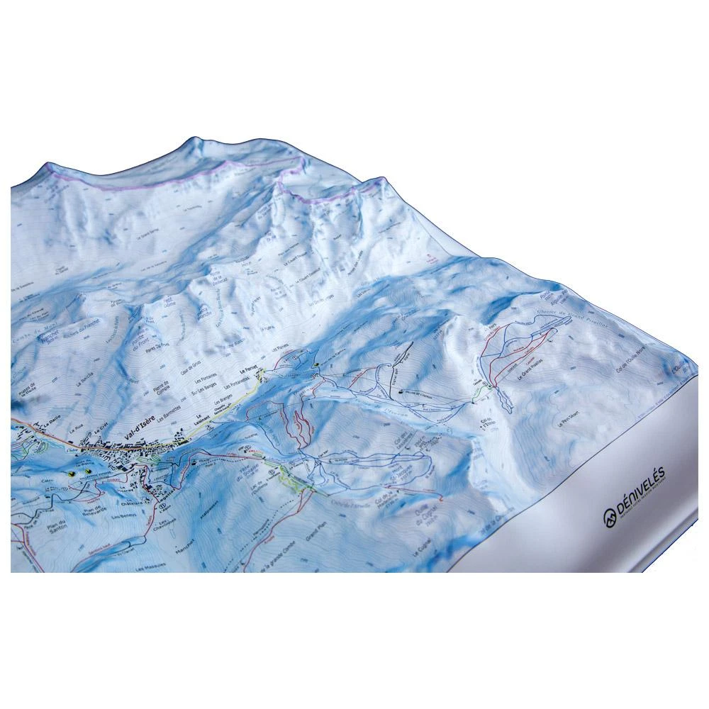 Carte 3D Deniveles Carte Des Pistes Tignes - Val D'isere 10 Carte 3D Deniveles Carte Des Pistes Tignes - Val D'isere – Image 8