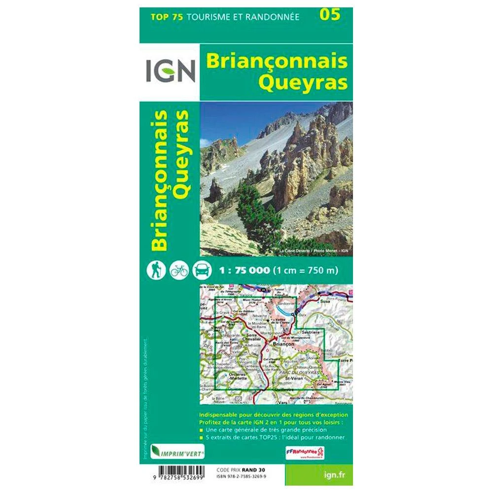 Carte IGN Brianconnais Queyras 4 Carte IGN Brianconnais Queyras – Image 2