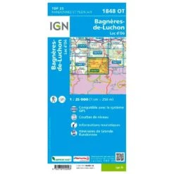 Carte IGN 1848OT Bagnères-de-Luchon, Lac D'Oô -Randonnée Et Camping befa9e1d0a04dfc77948d286a94070b23e07dcb8 H230IGNBIV349009 0IGN0211293 2