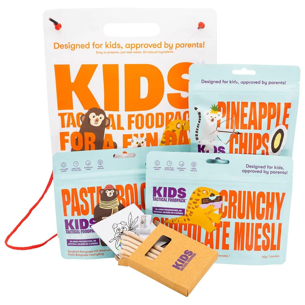Repas Lyophilisé Tactical Foodpack Kids Combo River 4 Repas Lyophilisé Tactical Foodpack Kids Combo River – Image 2