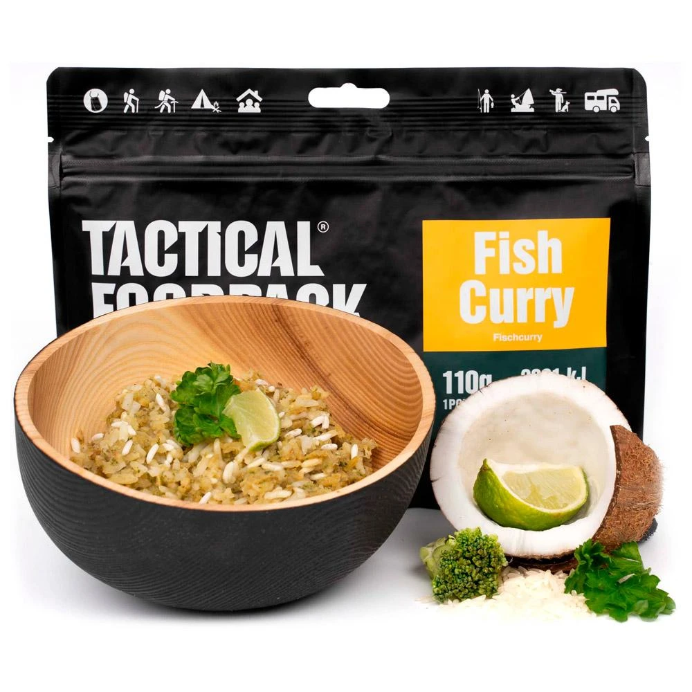 Repas Lyophilisé Tactical Foodpack Curry De Poisson 110g 4 Repas Lyophilisé Tactical Foodpack Curry De Poisson 110g – Image 2