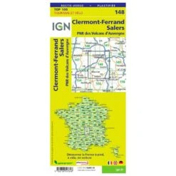 Carte IGN 148 - Clermont-Ferrand, Salers, PNR Des Volcans D'Auvergne 5 Carte IGN 148 - Clermont-Ferrand, Salers, PNR Des Volcans D'Auvergne -Randonnée Et Camping c90487ff7543ca48cddf4dd7ae404795e84a6691 H230IGNBIV354385 0IGN0677209 2