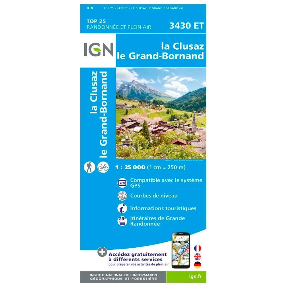 Carte IGN 3430ET La Clusaz, Le Grand-Bornand 3 Carte IGN 3430ET La Clusaz, Le Grand-Bornand