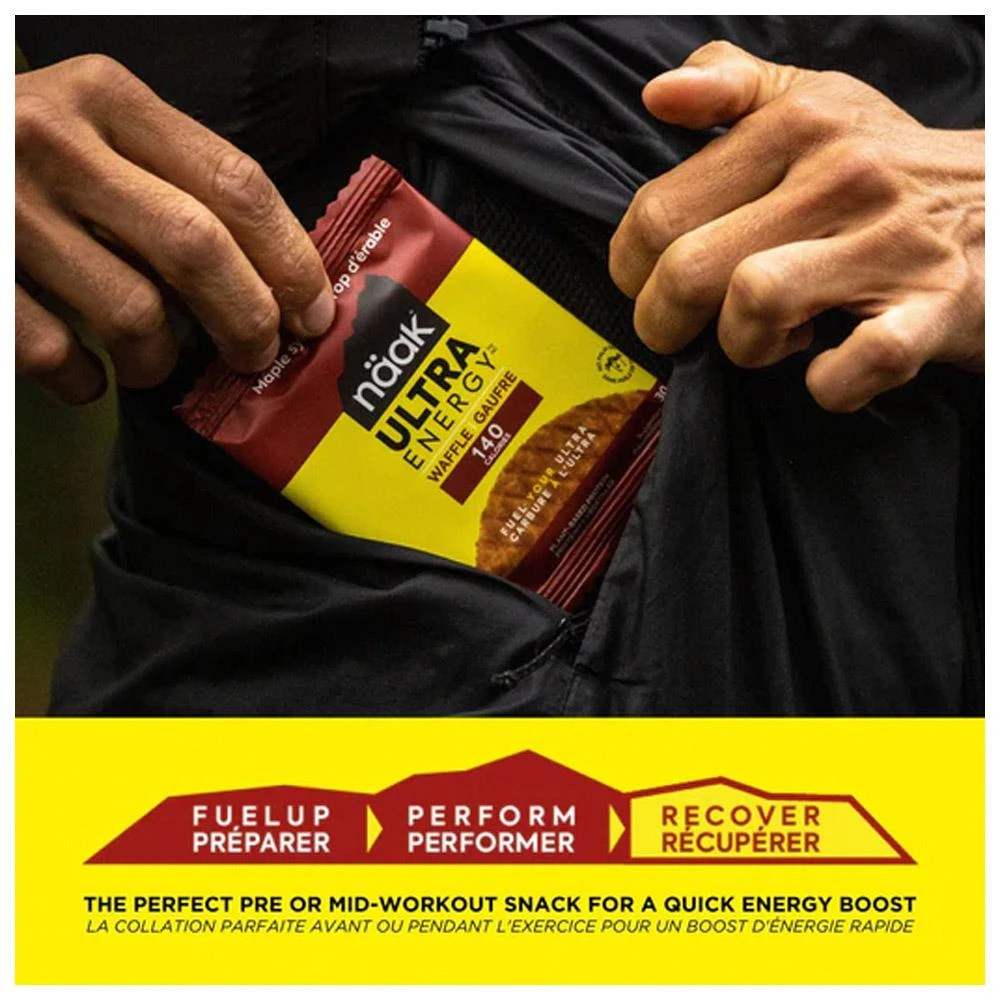 Barre Energétique Naak Ultra Energy Waffles Sirop D'Erable 6 Barre Energétique Naak Ultra Energy Waffles Sirop D'Erable – Image 4