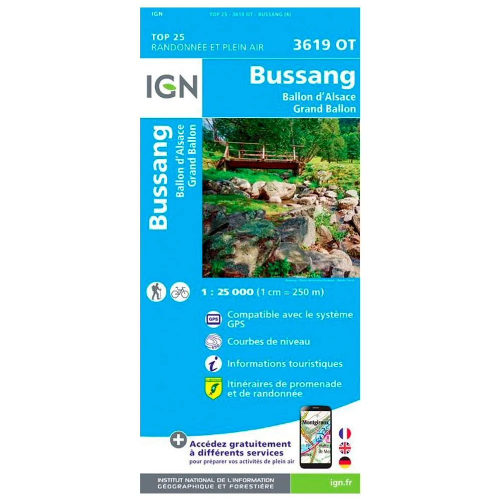Carte IGN 3619OT Bussang, Ballon D'Alsace, Grand Ballon 3 Carte IGN 3619OT Bussang, Ballon D'Alsace, Grand Ballon
