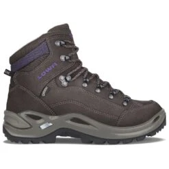 Chaussures De Randonnée Lowa Renegade Gtx Mid Ws Slate Blackberry