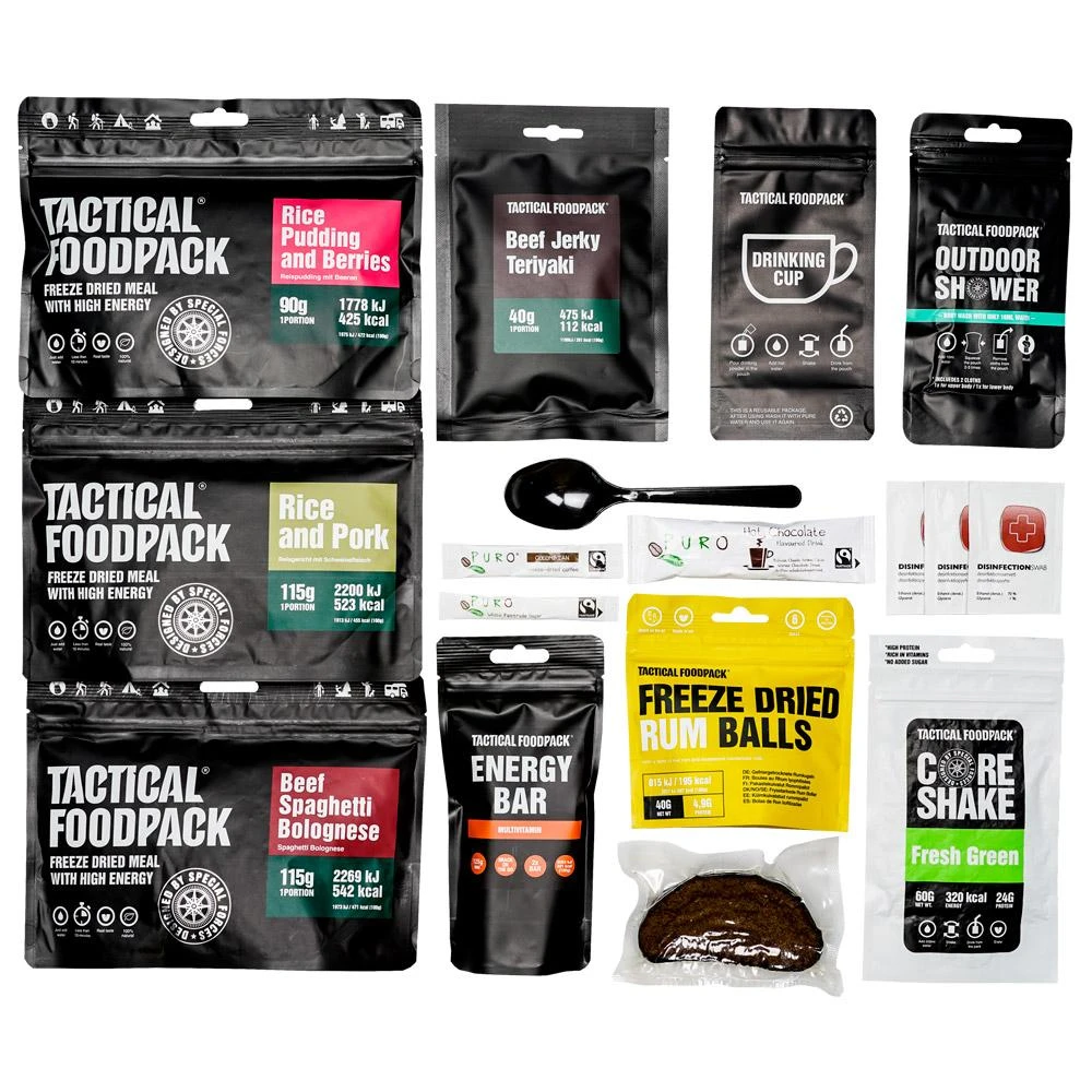 Repas Lyophilisé Tactical Foodpack Ration De 3 Repas HOTEL 747g 4 Repas Lyophilisé Tactical Foodpack Ration De 3 Repas HOTEL 747g – Image 2