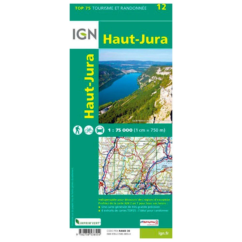 Carte IGN Haut-Jura 3 Carte IGN Haut-Jura – Image 2