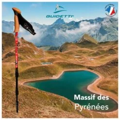 Bâton Guidetti Région Massif Des Pyrénées Noir Rouge -Randonnée Et Camping d7fc1143b552e9ae42bfc8b6088224802ce98808 E23GUIDBAT378890 GUID0714430 907