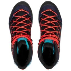 Chaussures De Trek Et Montagne Salewa MTN Trainer Lite Mid GTX Wmn Premium Navy Blue Fog -Randonnée Et Camping dd0a948ab970427f7a5ab395a3919d4dc2f66902 E22SALECHA2203953 8
