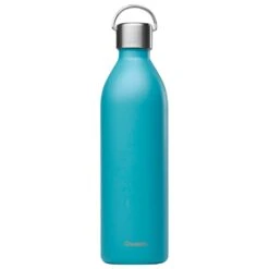 Gourde Qwetch Bouteille Isotherme Active 1L Matt Bleu Acier